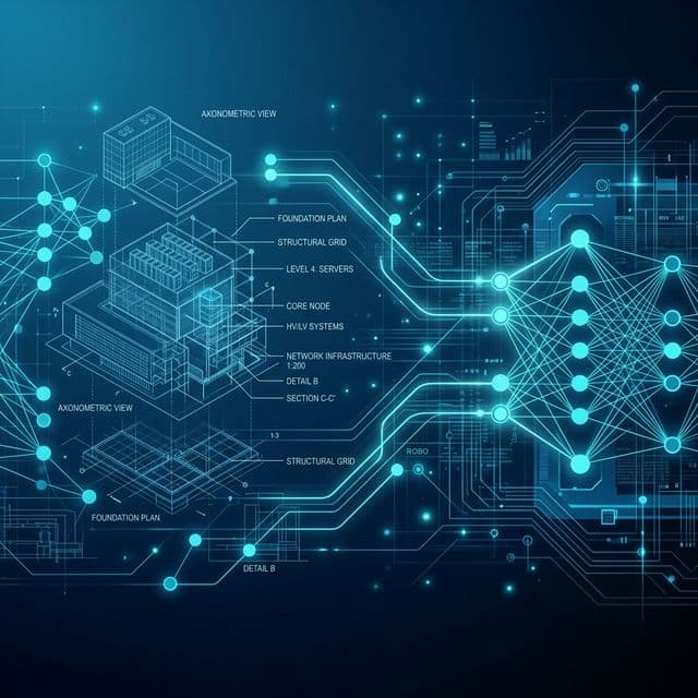 Technical Architecture Schematic Background